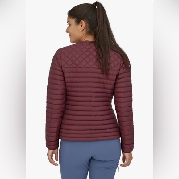 NWOT $249 Patagonia Women’s AlpLight Down Pullover, Dark Ruby - XS - Picture 3 of 7